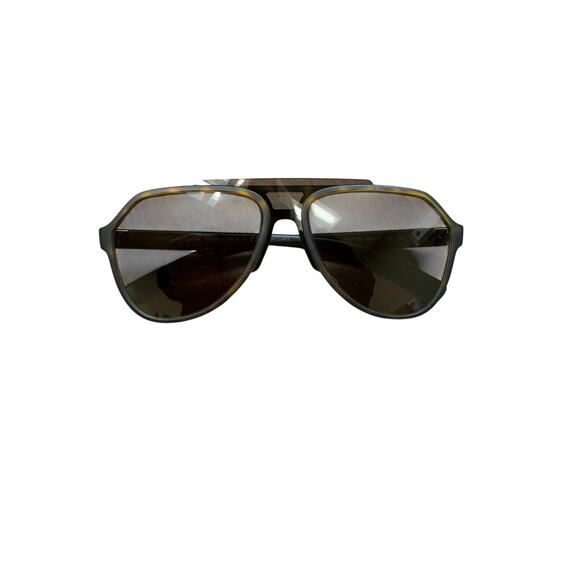 Dolce & Gabana Brow Bar Aviator Sunglasses in Matte Havana - Picture 5 of 12
